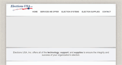 Desktop Screenshot of electionsusainc.com