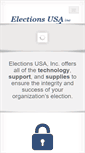 Mobile Screenshot of electionsusainc.com