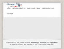 Tablet Screenshot of electionsusainc.com